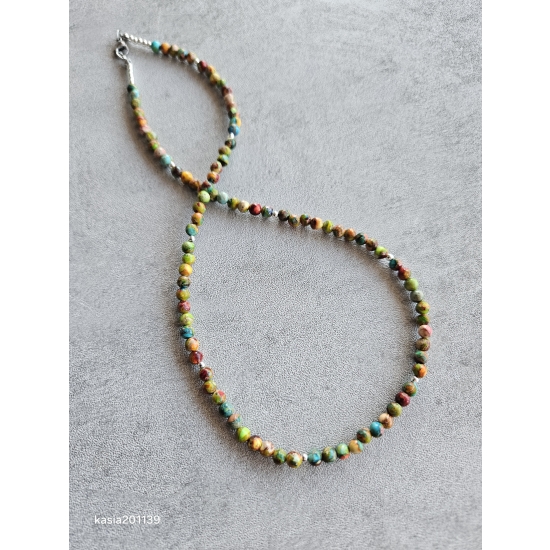 Naszyjnik z kamieni jaspisu